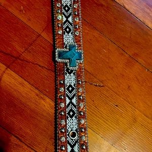Beaded Bling Belt
